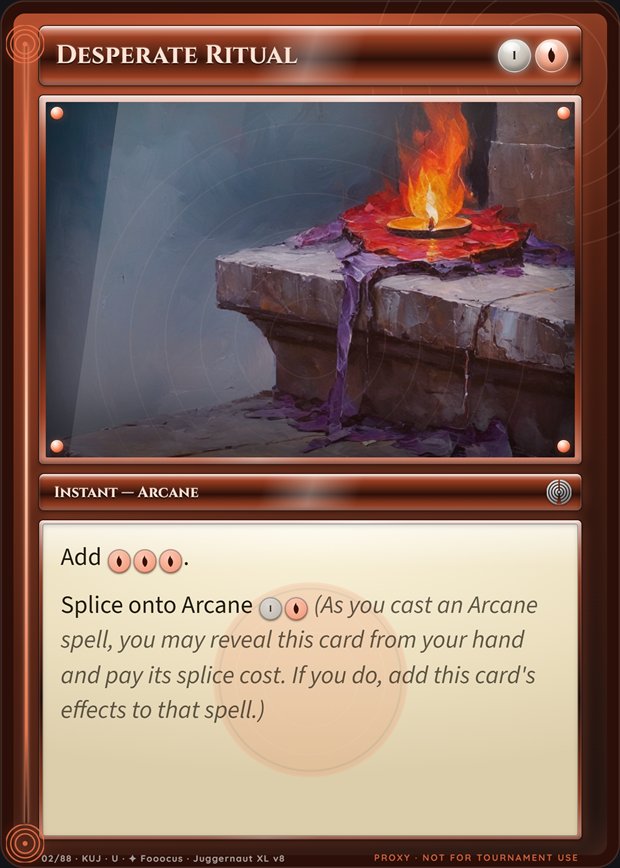 Desperate Ritual box frame
