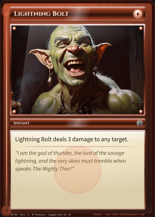 Lightning Bolt box frame