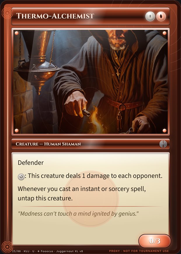 Thermo-Alchemist box frame