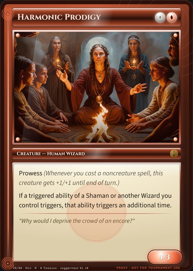 Harmonic Prodigy box frame