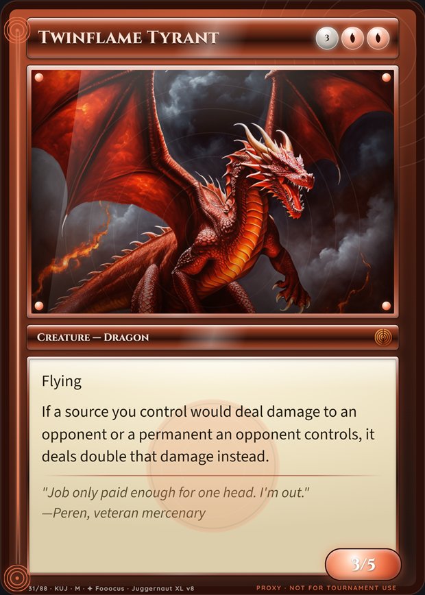 Twinflame Tyrant box frame