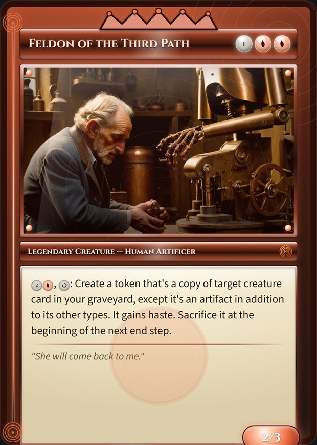 Feldon of the Third Path box frame