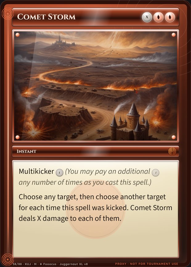 Comet Storm box frame