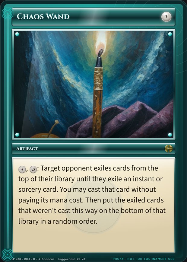 Chaos Wand box frame