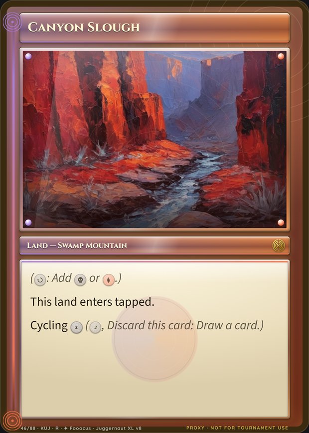 Canyon Slough box frame