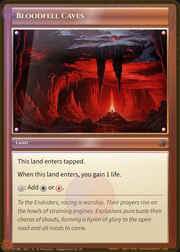 Bloodfell Caves box frame