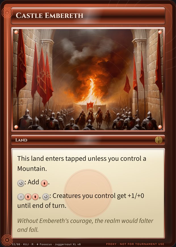 Castle Embereth box frame