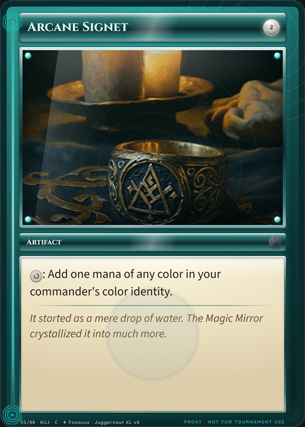 Arcane Signet box frame