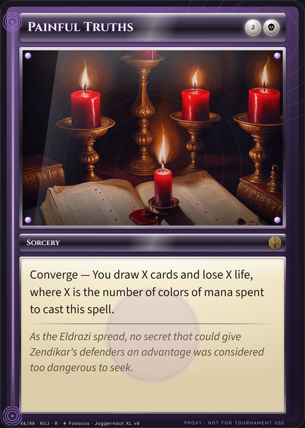 Painful Truths box frame
