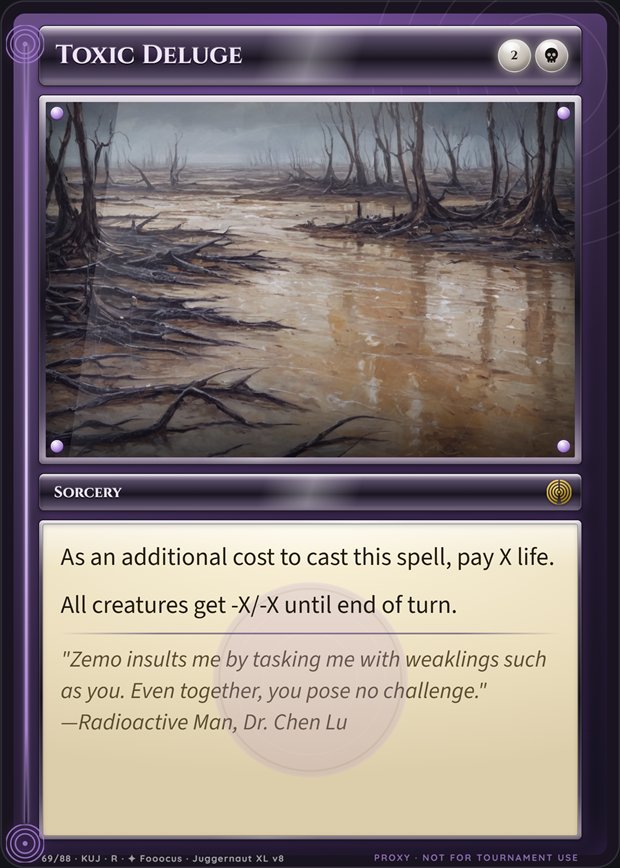 Toxic Deluge box frame