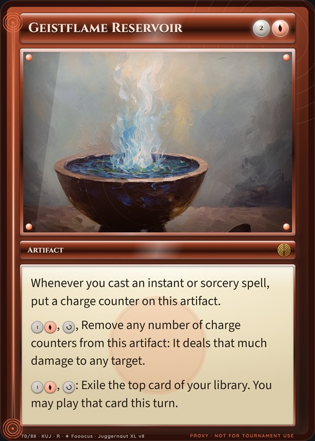 Geistflame Reservoir box frame