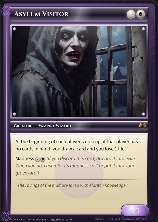 Asylum Visitor box frame