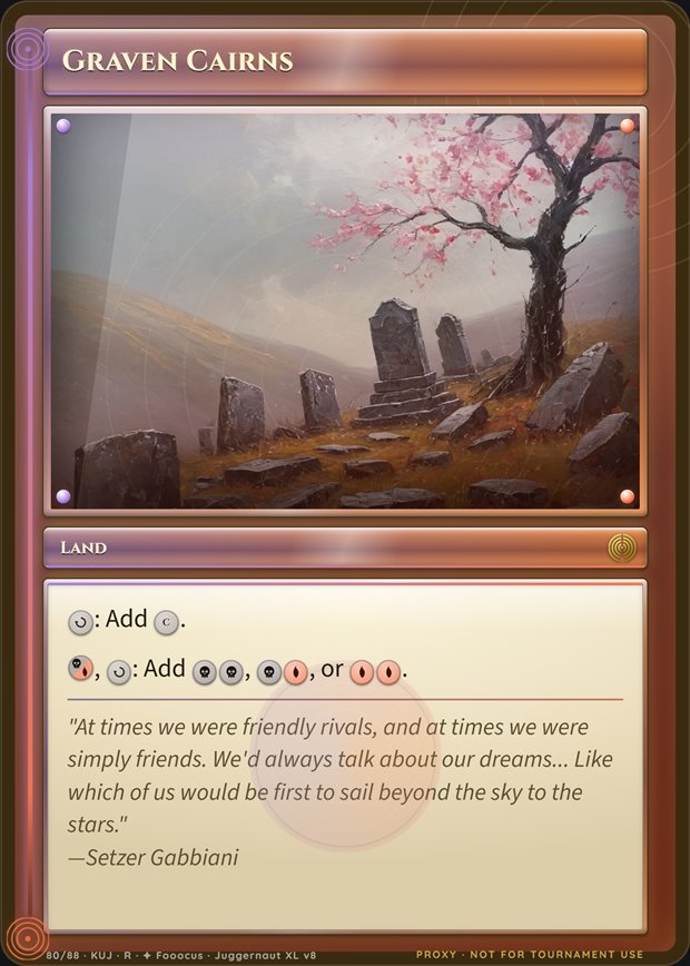 Graven Cairns box frame