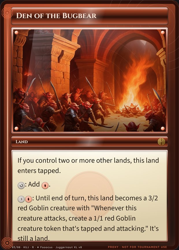 Den of the Bugbear box frame