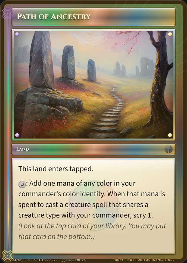 Path of Ancestry box frame