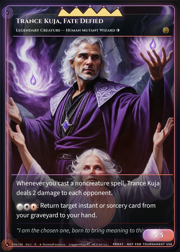 Trance Kuja, Fate Defied full-art frame