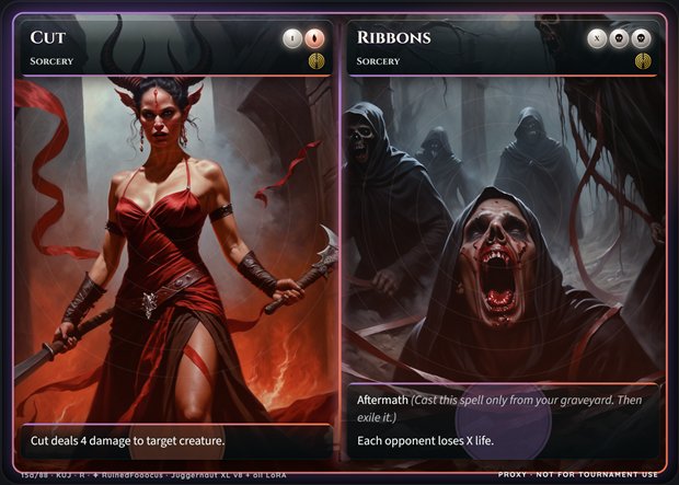 Cut Ribbons full-art frame