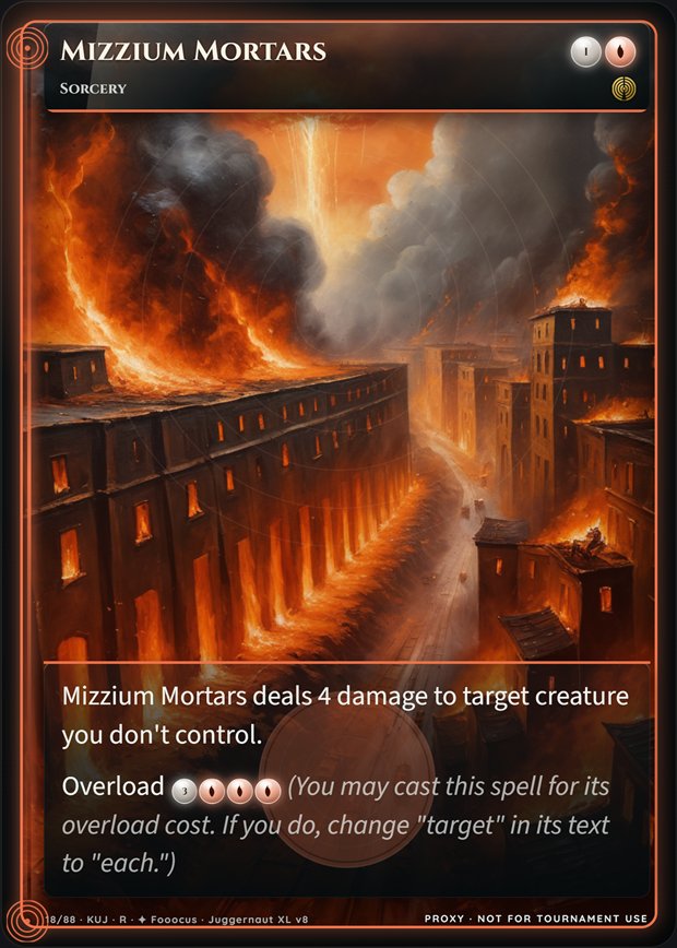Mizzium Mortars full-art frame