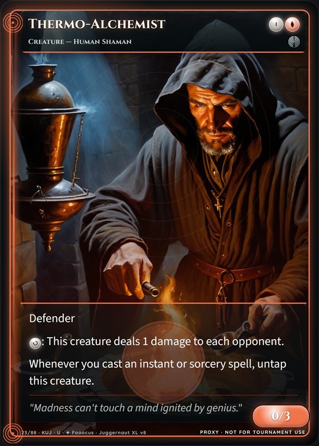 Thermo-Alchemist full-art frame