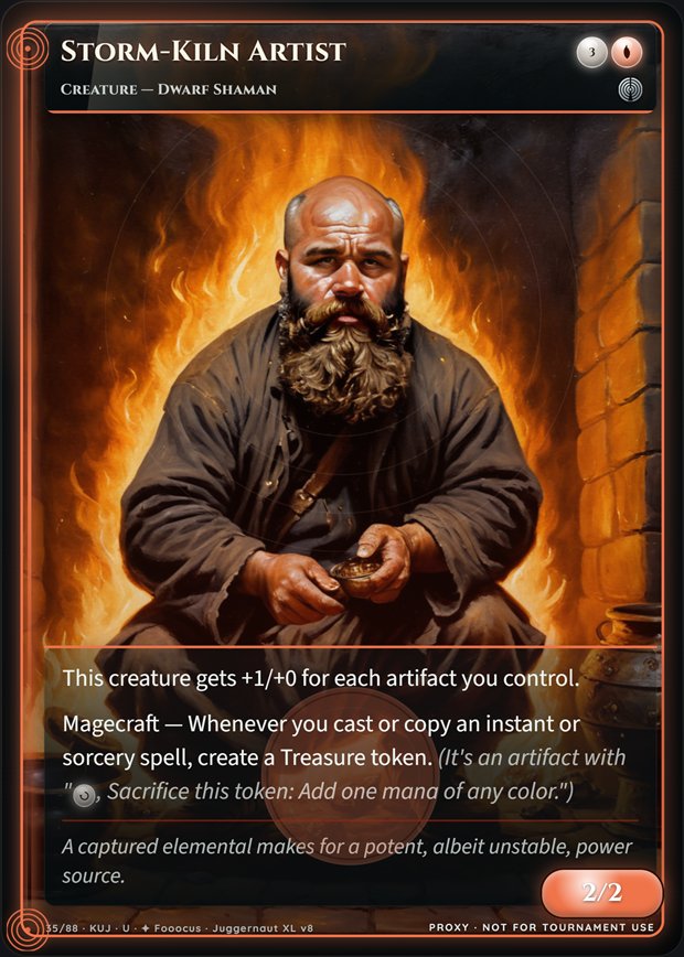 Storm-Kiln Artist full-art frame