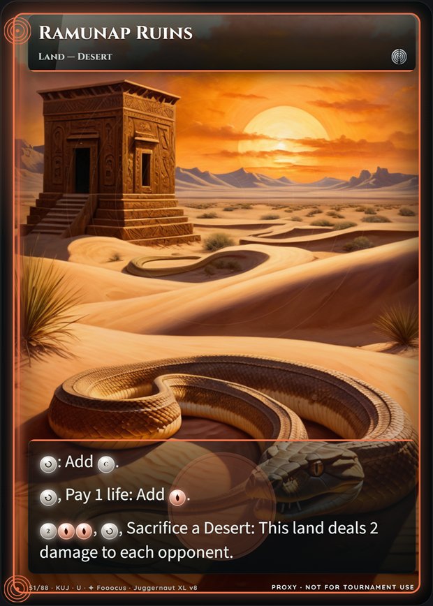 Ramunap Ruins full-art frame
