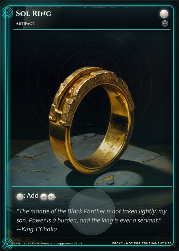 Sol Ring full-art frame