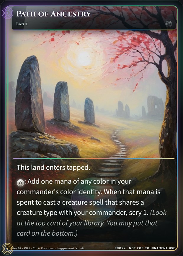 Path of Ancestry full-art frame