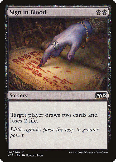 Sign in Blood official